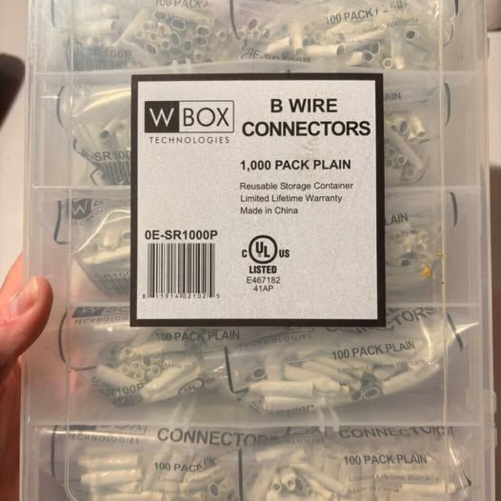 W BOX Technologies B Wire Connectors 1,000 Pack